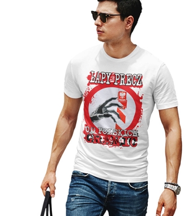 KOSZULKA PATRIOTYCZNI Łapy Precz